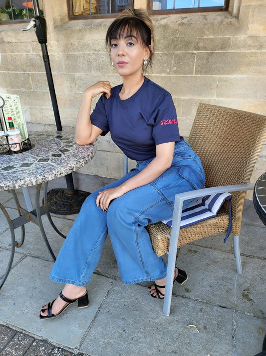Texas Crimson Heritage Navy Tee